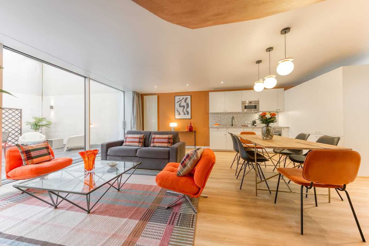 Chambre individuelle avec 2 lits simples dans CoAppart Partagé - SIRHA